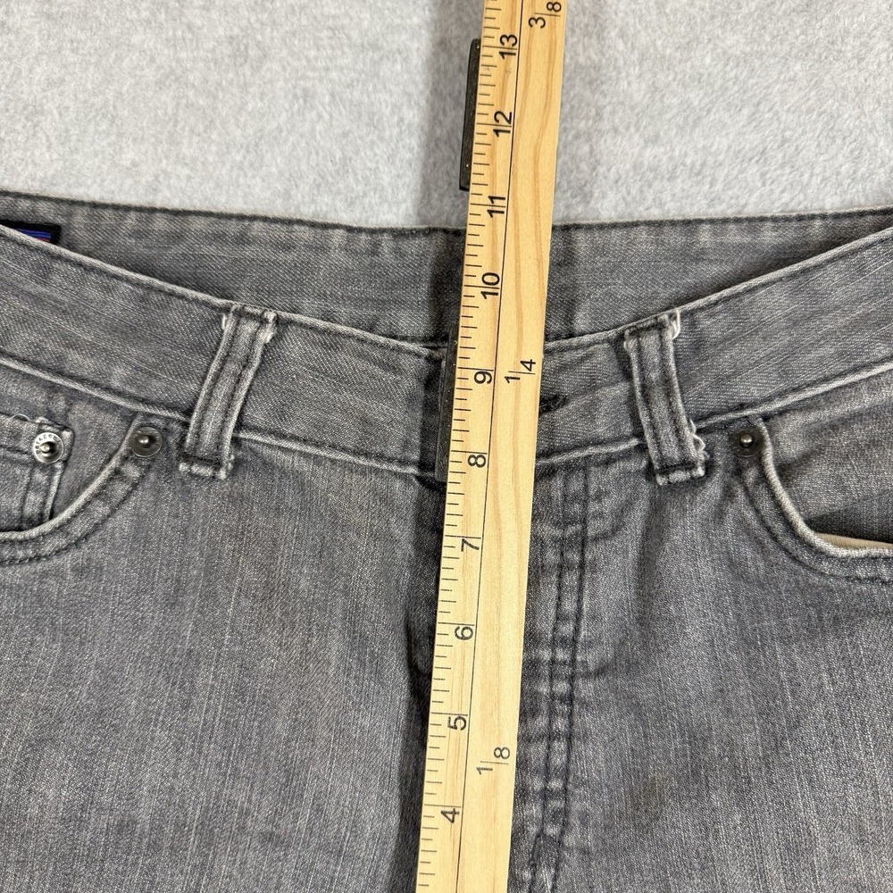 Patagonia Organic Cotton Jeans Mens 33x32 Gray Straight Leg Stretch Denim READ - Picture 13 of 16
